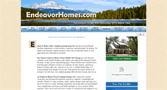 Desktop Screenshot of endeavorhomes.com