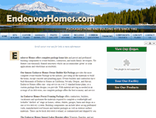 Tablet Screenshot of endeavorhomes.com